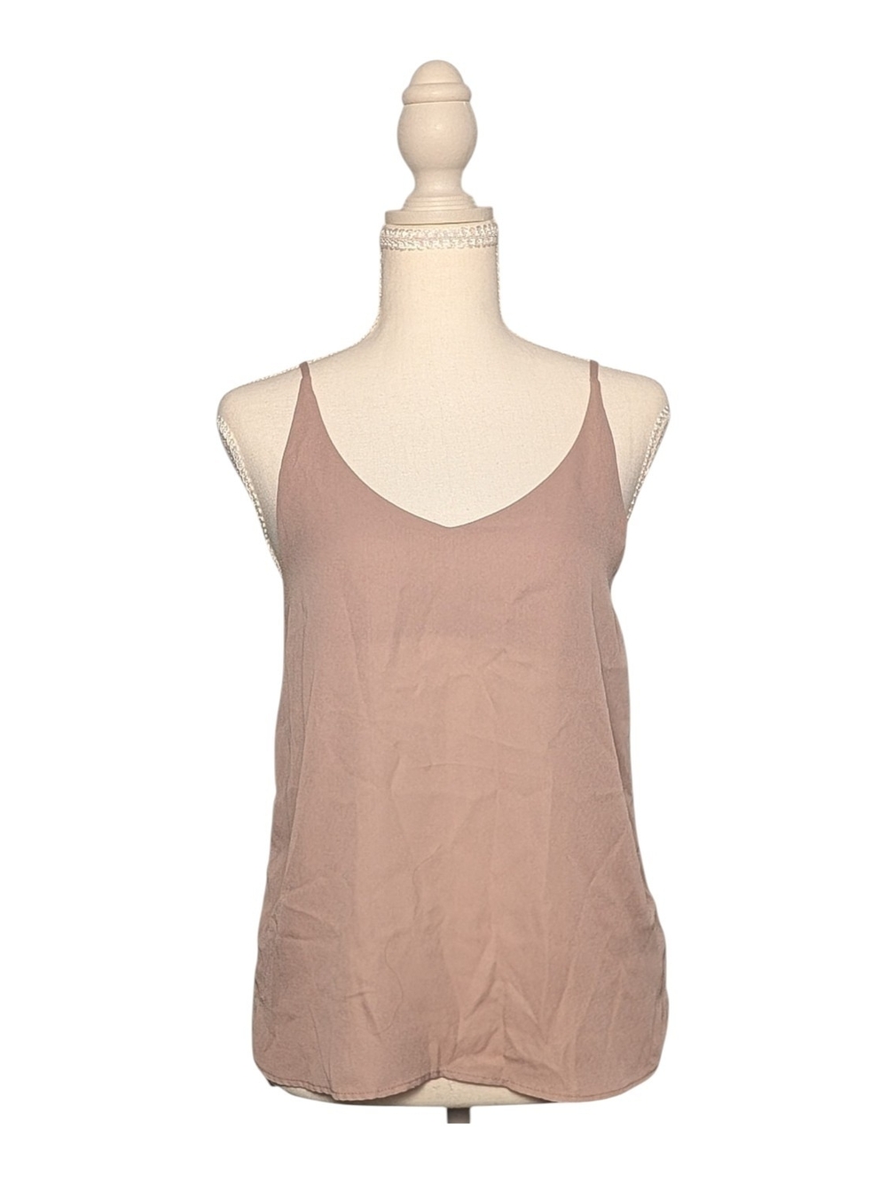 Stella Luce Mauve V-Neck Spaghetti Strap Camisole